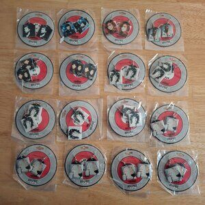 16x Pairs SEALED 1990 Vintage Earrings Of 1980´s Bands